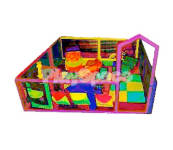 Сухой бассейн с панелями с сетками